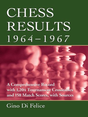 cover image of Chess Results, 1964-1967
